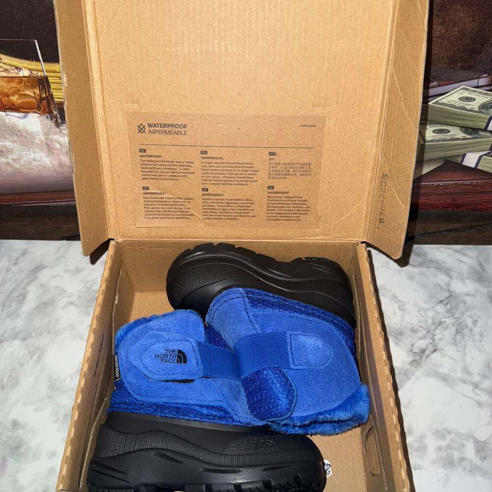 The North Face Toddler Alpenglow II Waterproof Insulated Snow Boots Blue
